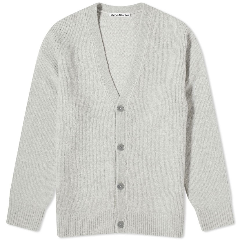 Sveter Acne Studios Korval New Biomix Cardigan Šedá | B60277-X92