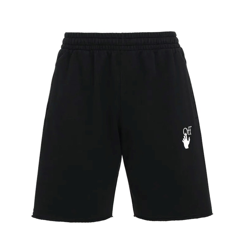 Šortky Off-White Arrow Marker Print Jersey Sweat Pants Black Pink Čierna | 73I-LFA018, 0