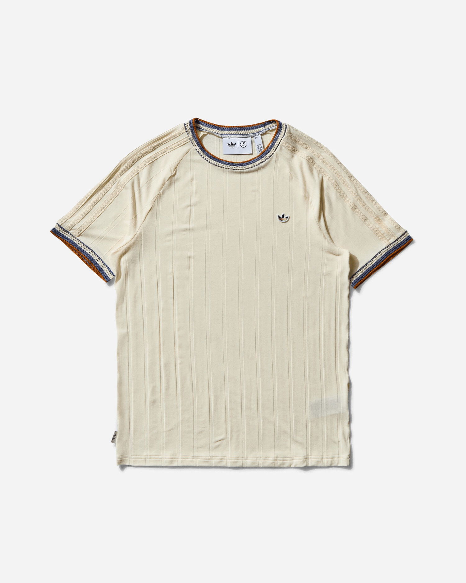 Tričko adidas Originals CLOT by Edison Rib T-Shirt Béžová | JN7723, 1