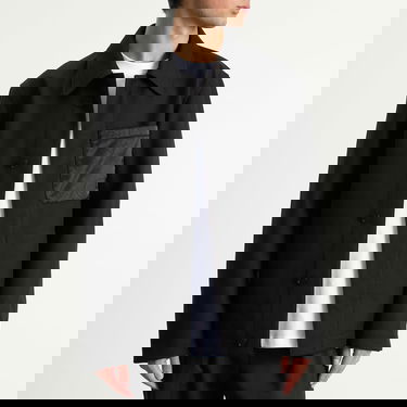 Bunda Casablanca Bonded Techno Wool Workwear Jacket Čierna | M-AW25-OT-215-01, 2