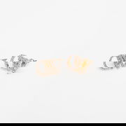 Off-White OW Earrings with Rhinestones