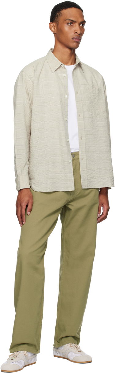 Košeľa NORSE PROJECTS Norse Projects Mo Oversized Check Shirt Béžová | N40-0820, 3