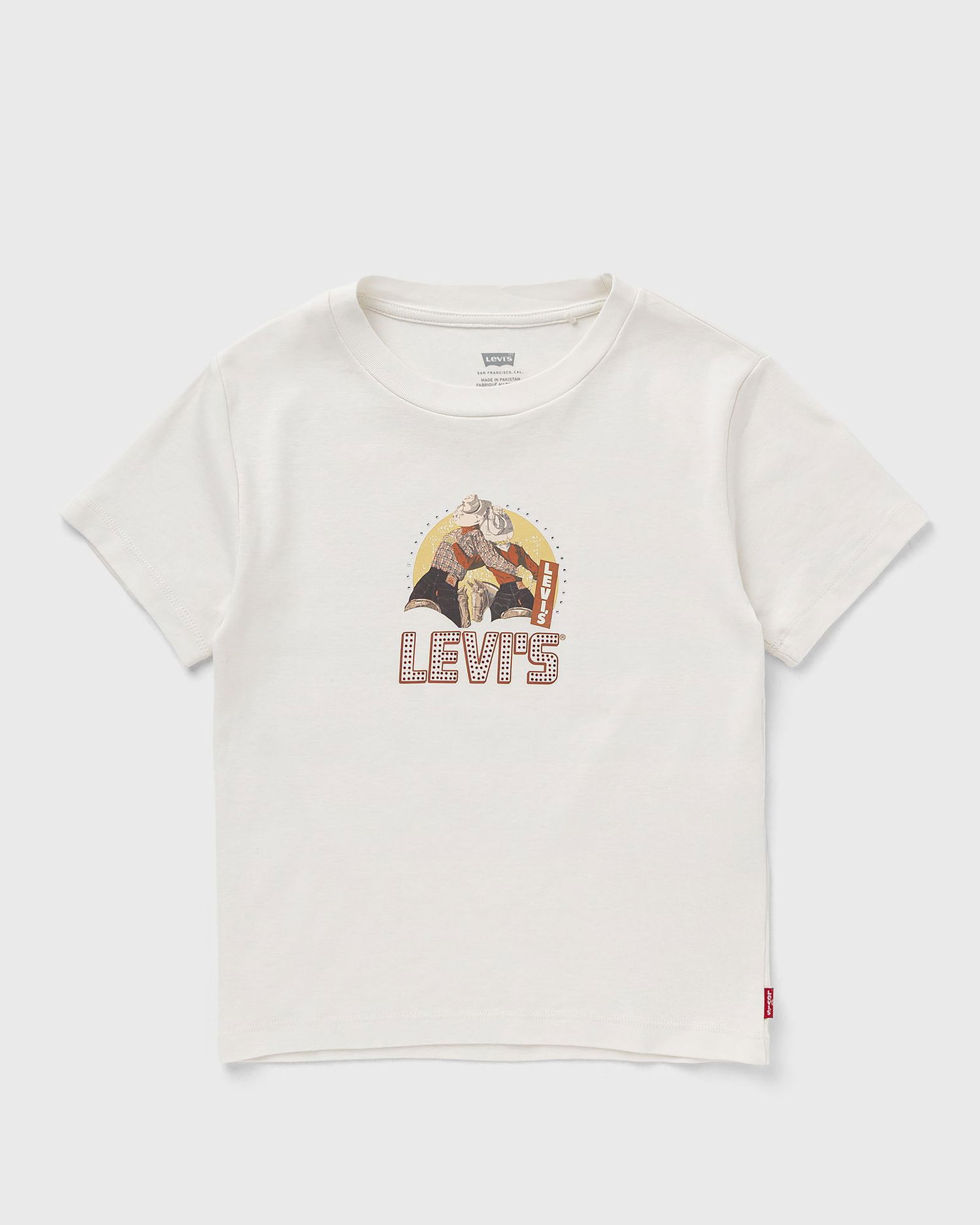 Tričko Levi's Essential Sporty Cowboy Graphic T-Shirt Biela | A8798-0059, 0