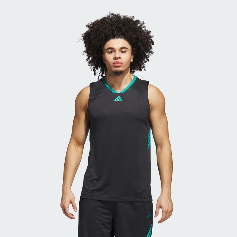Dres adidas Performance Basketball Legends Jersey Čierna | JX8907