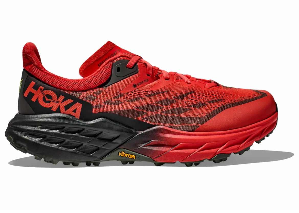 Tenisky a topánky Hoka One One Speedgoat 5 GTX Fiesta Thyme Červená | 1127912-FTHY, 0