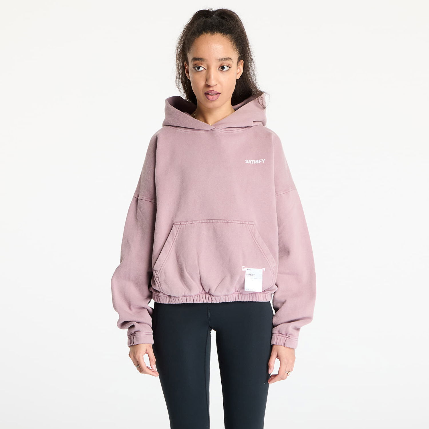 Mikina Satisfy Satisfy SoftCell Hoodie Fialová | 11046-AE-SAB, 1