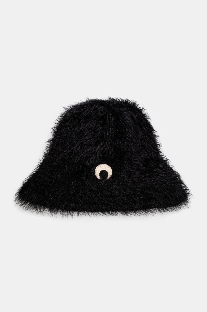 Klobúk Marine Serre Wild Puffy Knit Bucket Hat Čierna | UHG043A.CKNI0031, 0