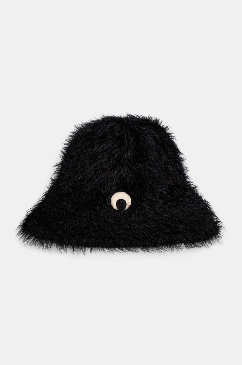 Klobúk Marine Serre Wild Puffy Knit Bucket Hat Čierna | UHG043A.CKNI0031