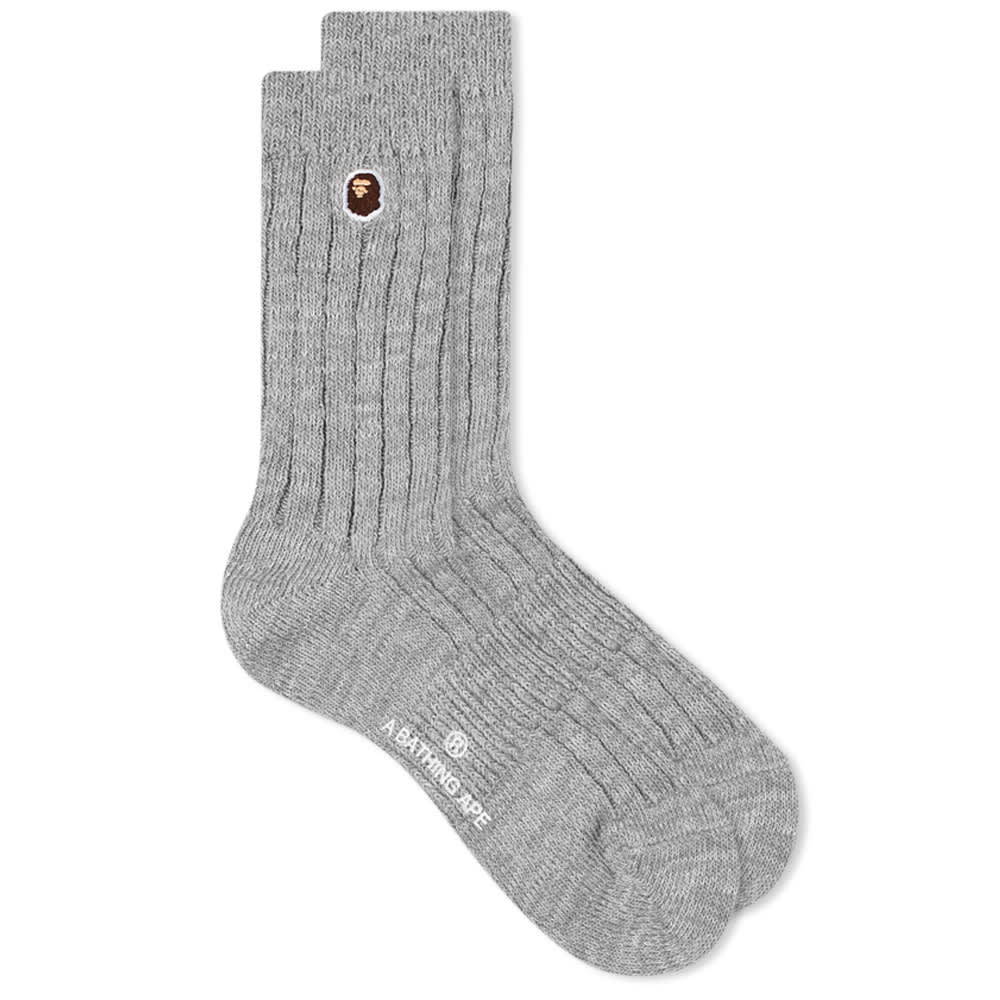 Ponožky BAPE One Point Socks Šedá | 001SOI801001M-GRA, 0