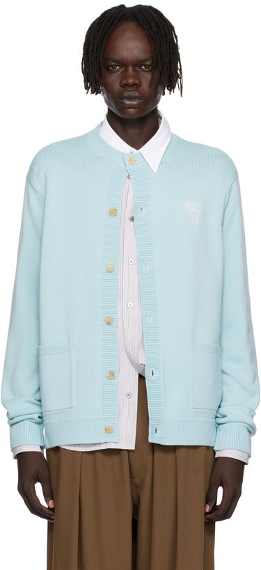 Sveter Acne Studios Acne Studios Crewneck Cardigan Modrá | B60385-, 0