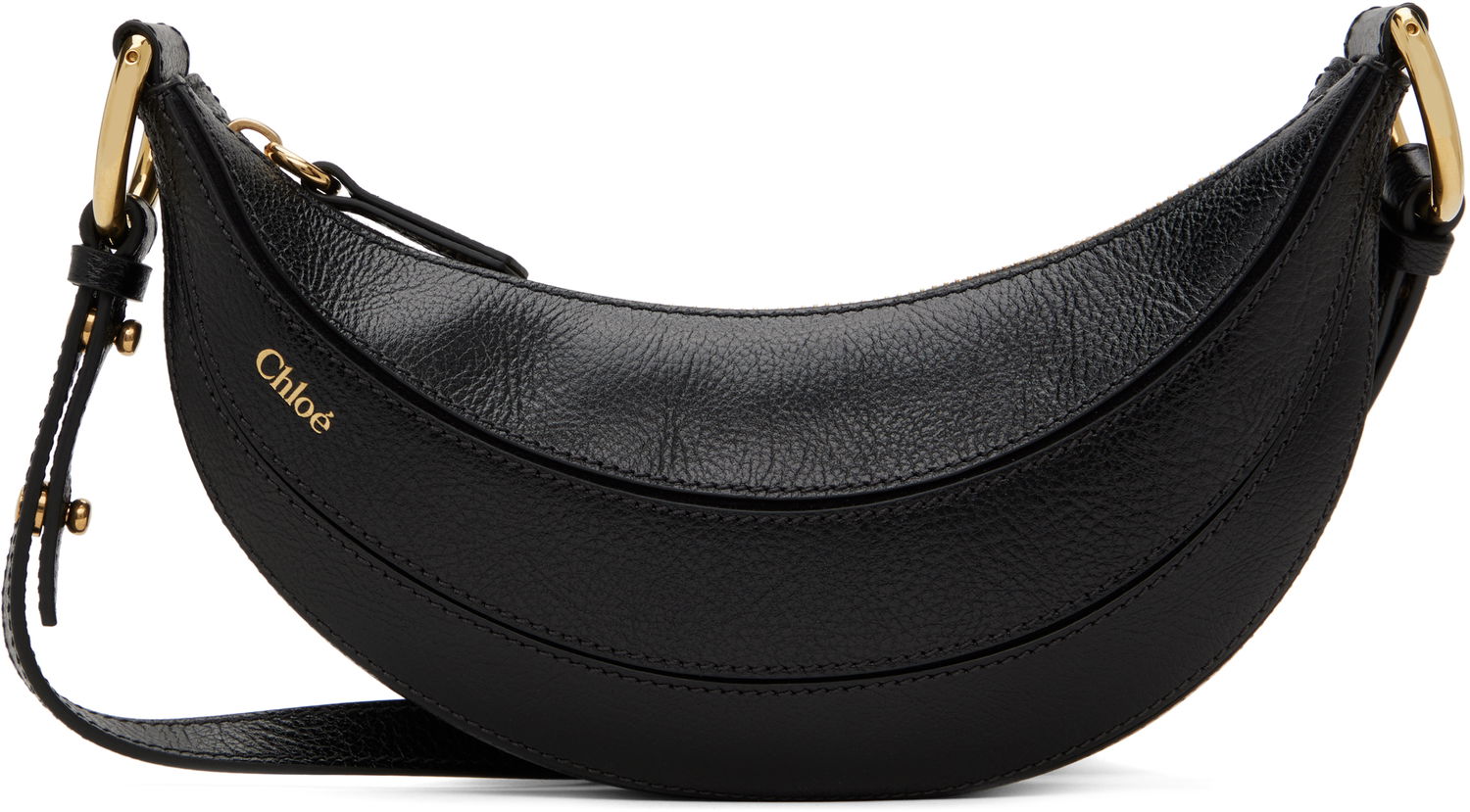 Kabelka CHLOÉ Leather Cross-Body Bag Čierna | CHC24WP431N72, 0