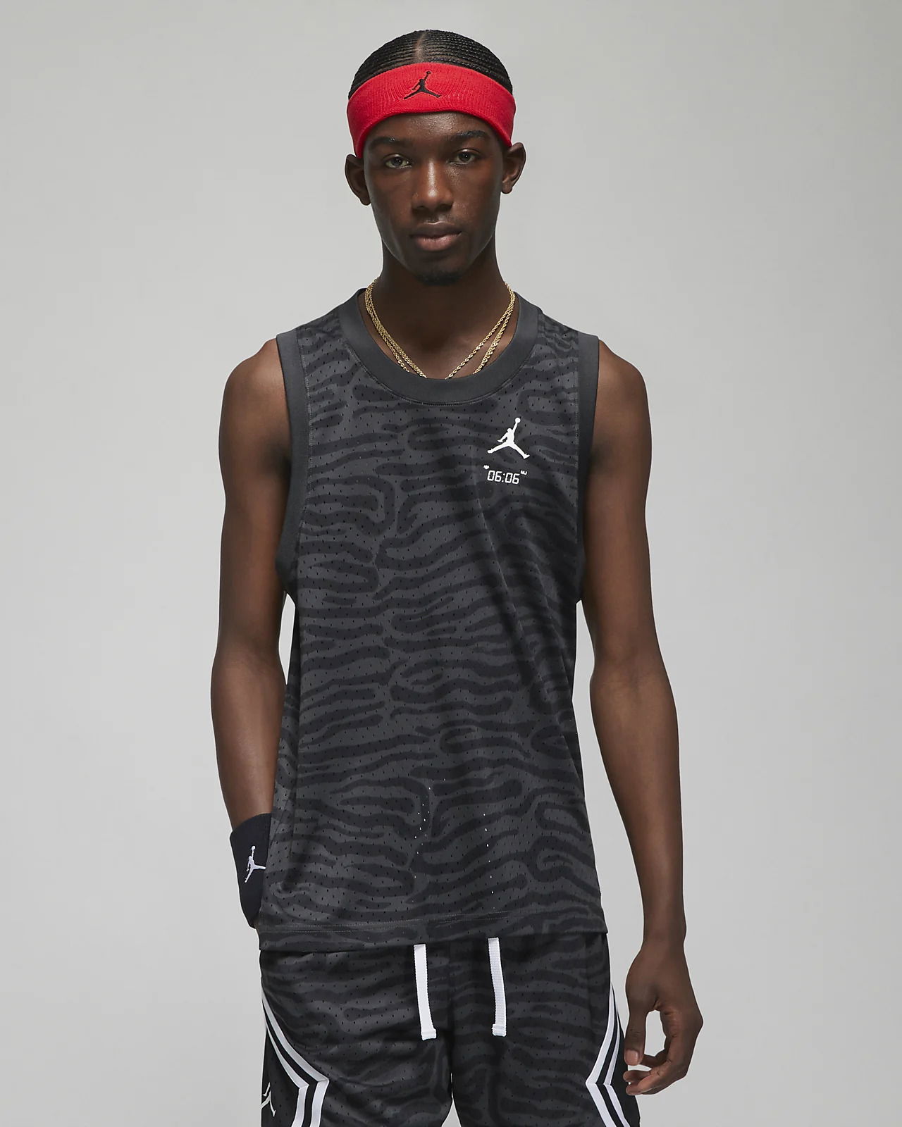 Dres Jordan Dri-FIT Sport Breakfast ClubPrinted Mesh Jersey Čierna | DM1823-010, 0