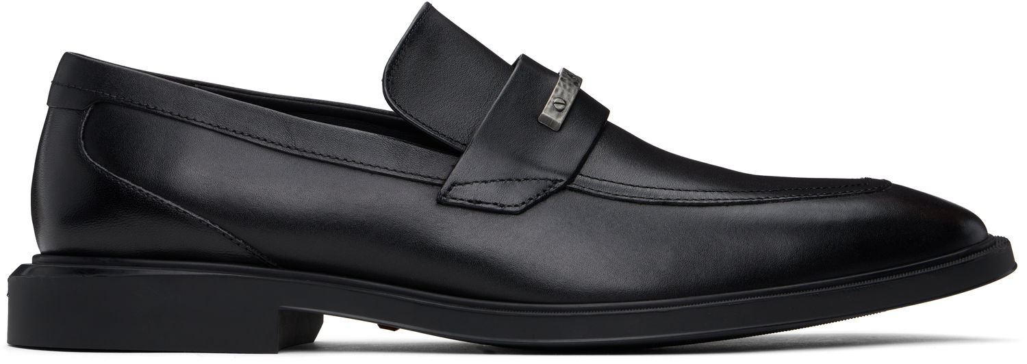 Oblečenie BOSS Hugo Leather Loafers Čierna | 50536178, 0