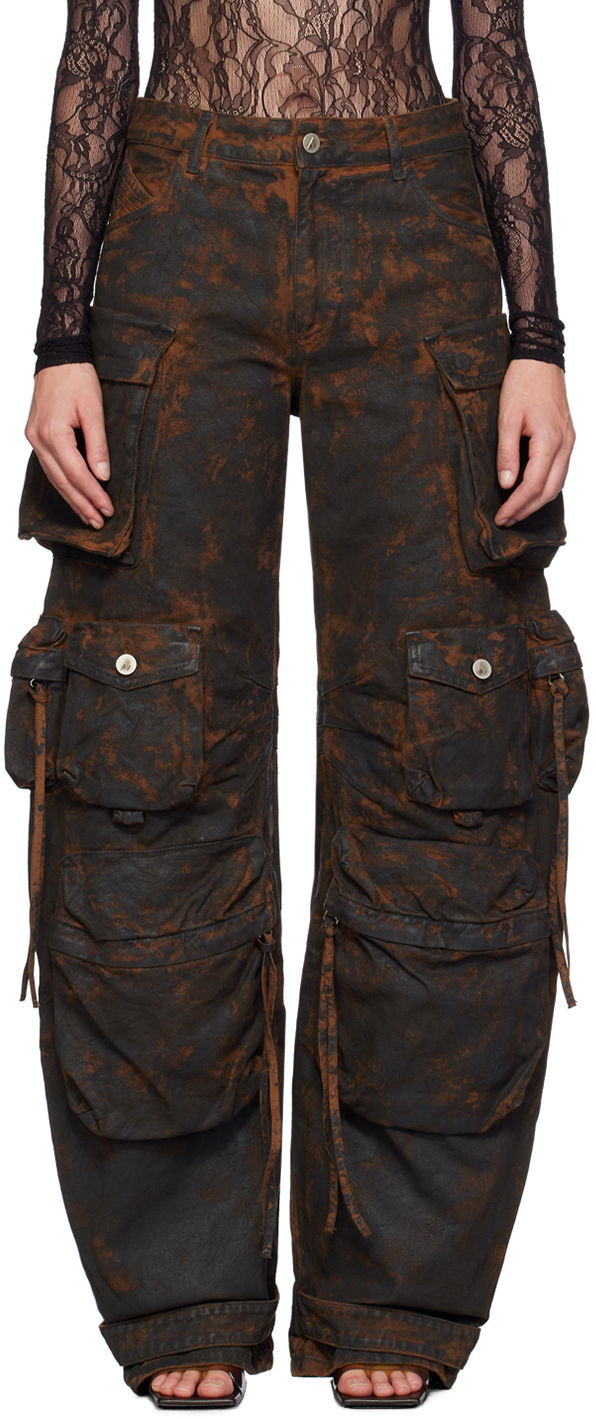 Cargo nohavice The Attico The Attico Fern Cargo Pants Hnedá | SPEWCP180 C106, 0