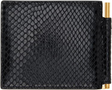 Peňaženka Tom Ford TOM FORD Python Money Clip Wallet Čierna | YM231-LCL471G, 1