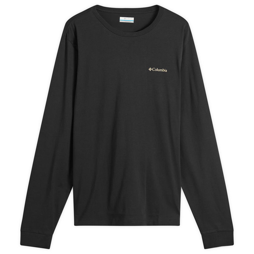 Tričko Columbia CSC™ Seasonal Logo Long Sleeve T-Shirt, Size Small Čierna | 2013545-007