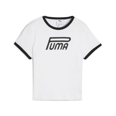 Tričko Puma FUTURE.PUMA.ARCHIVE Fitted Graphic T-Shirt Biela | 632122_02, 5