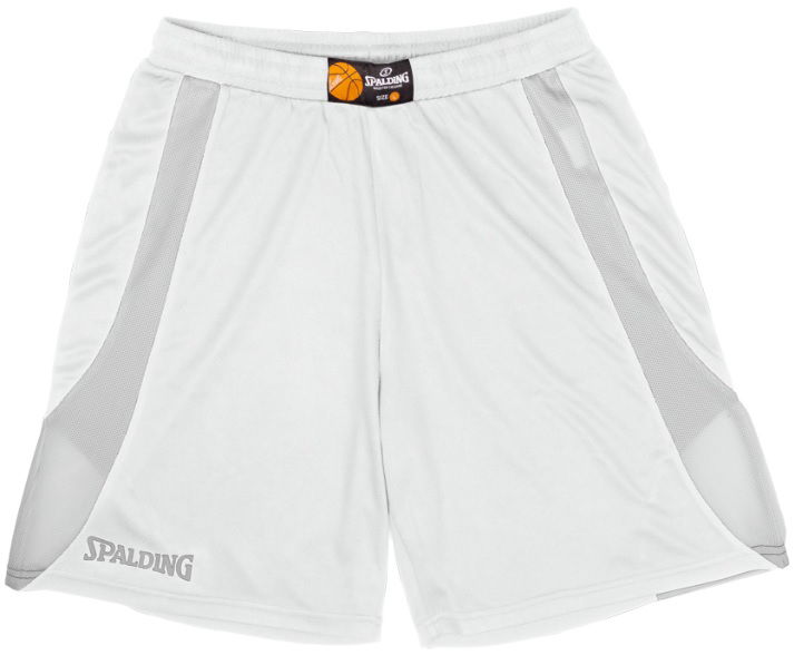 Šortky Spalding Spalding Jam Shorts Biela | 40221004-whitesilvergrey, 0