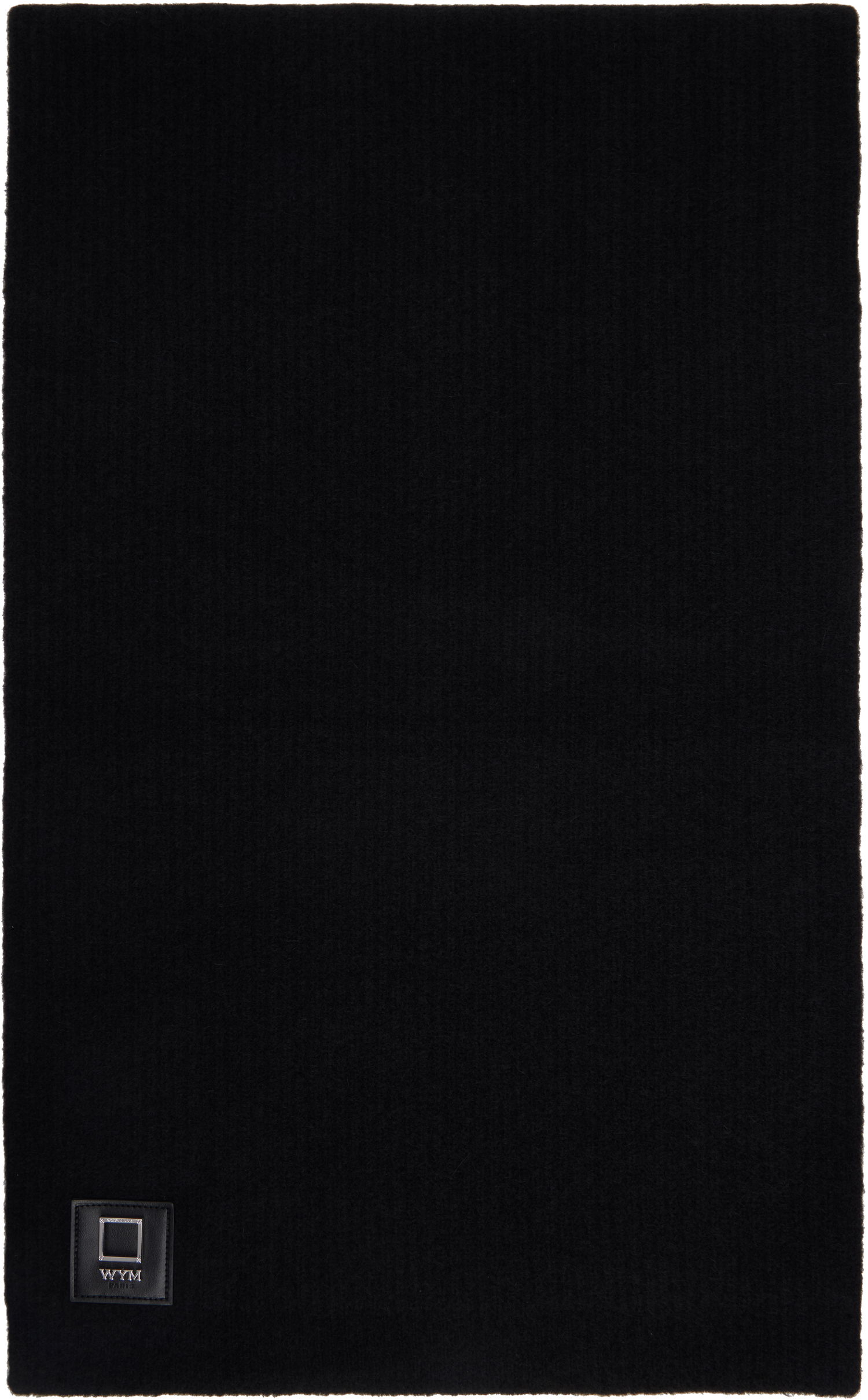 Šál WOOYOUNGMI Wooyoungmi Knitted Scarf Čierna | W243KN32, 0