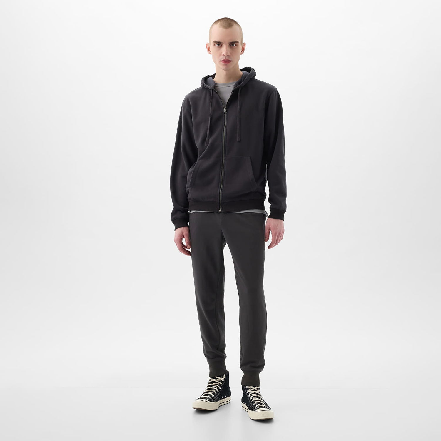 Tepláky GAP French Terry Logo Joggers Moonless Night Čierna | 868463-03, 0