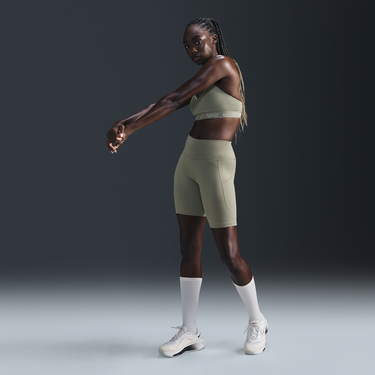 Šortky Nike One High-Waisted Pocket Bike Shorts Zelené | FZ6758-320, 0