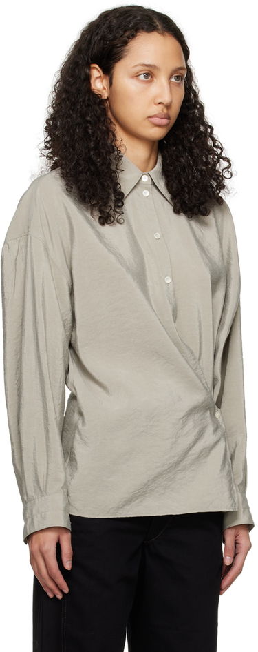 Košeľa LEMAIRE Twisted Button-Up Shirt Zelené | SH1032 LF208, 1
