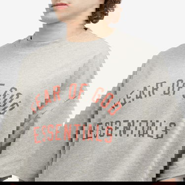 Tričko Fear of God Essentials Jersey Crewneck T-Shirt Šedá | 125BT244191F, 5