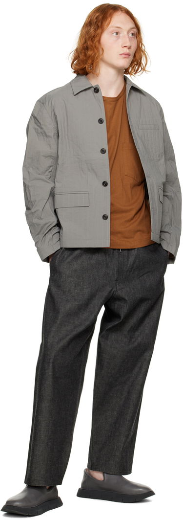 Vetrovka sage NATION SAGE NATION Quilted Jacket Šedá | SO35 QUILTED JACKET, 3