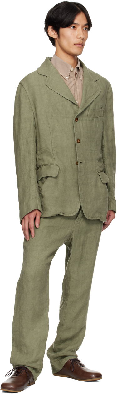 Nohavice Vivienne Westwood Vivienne Westwood Cruise Cropped Trousers Zelené | 2F01000L-W012E-, 3