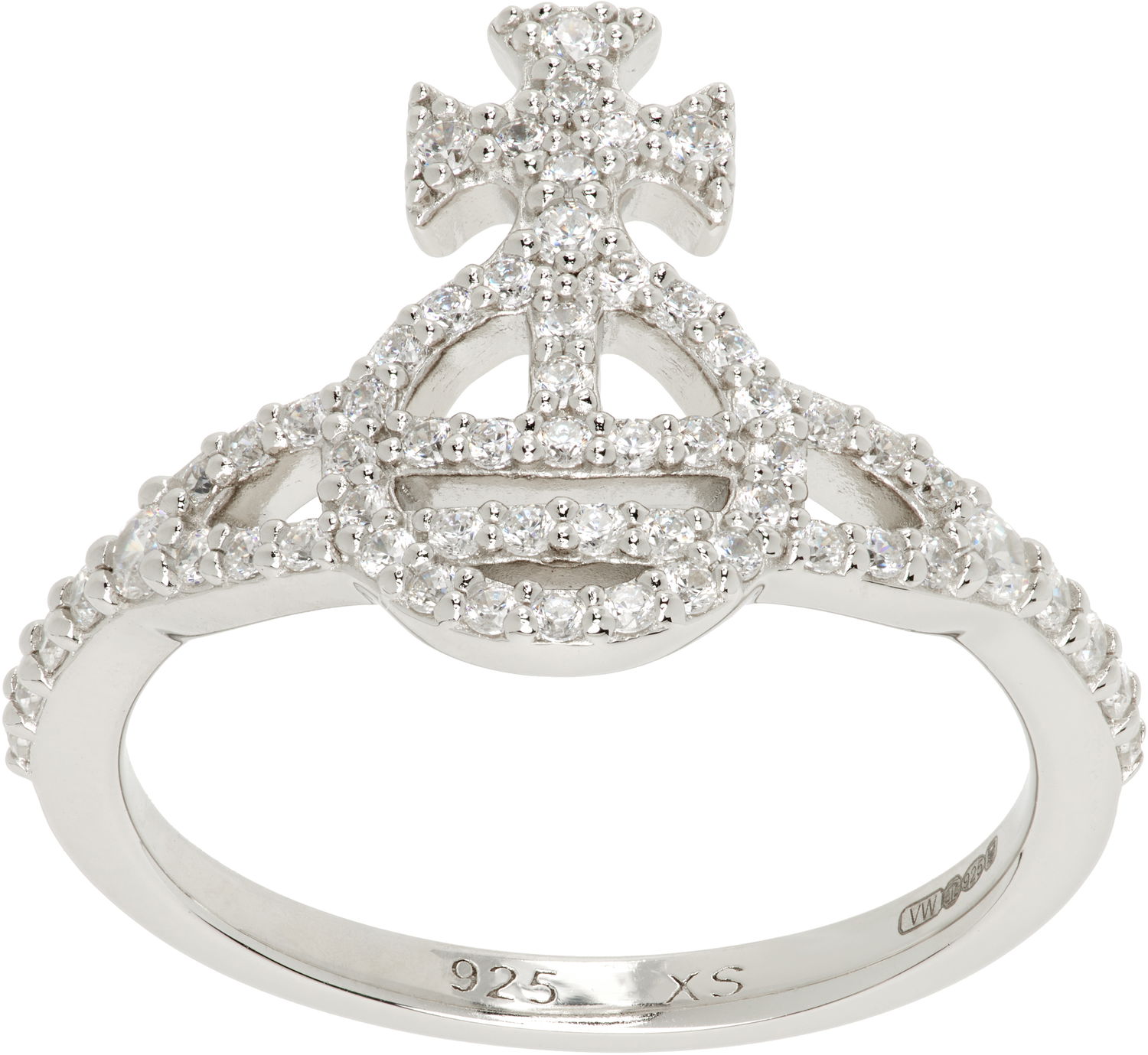 Prsteň Vivienne Westwood Ring With Crystals Metalická | 64040019-01P102-SM, 1
