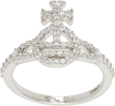 Prsteň Vivienne Westwood Ring With Crystals Metalická | 64040019-01P102-SM, 1