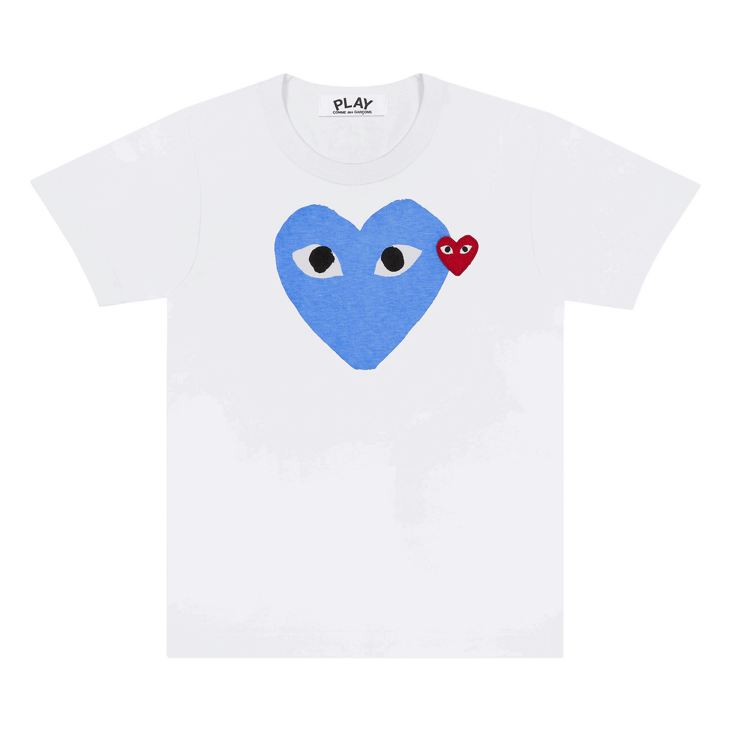 Tričko Comme des Garçons PLAY Red Emblem Heart T-Shirt Biela | AZ T106 051 2, 0