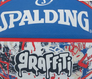 Športový doplnok Spalding Graffiti Basketball Rôznofarebný | 84377z-bluered, 1