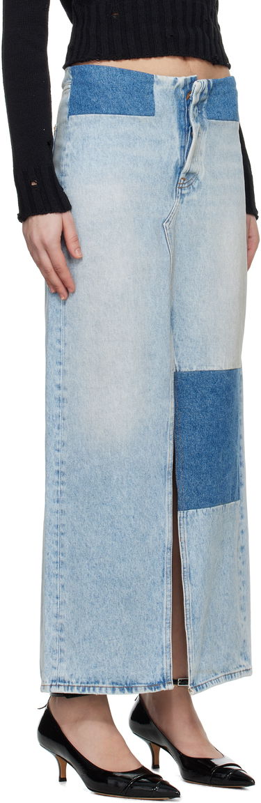 Sukňa Maison Margiela MM6 Maison Margiela Paneled Denim Maxi Skirt Modrá | S62MI0032 M30018, 1