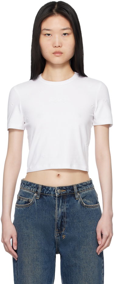 Crop Top Ksubi Ksubi 1999 Plus Baby Cropped T-Shirt Biela | WPS25TE012, 0
