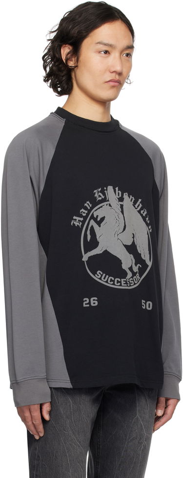 Sveter Han Kjøbenhavn Han Kjobenhavn 'Successor' Print Long Sleeve T-Shirt Čierna | M-134367, 1
