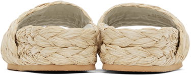 Šaty Stella McCartney Stella McCartney Skyla Raffia Platform Slides Béžová | 810206E00109, 1
