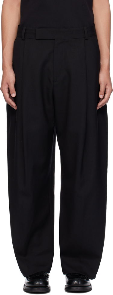 Nohavice Studio Nicholson Studio Nicholson Pull Wool Trousers Čierna | PULL SNM - 1278, 0