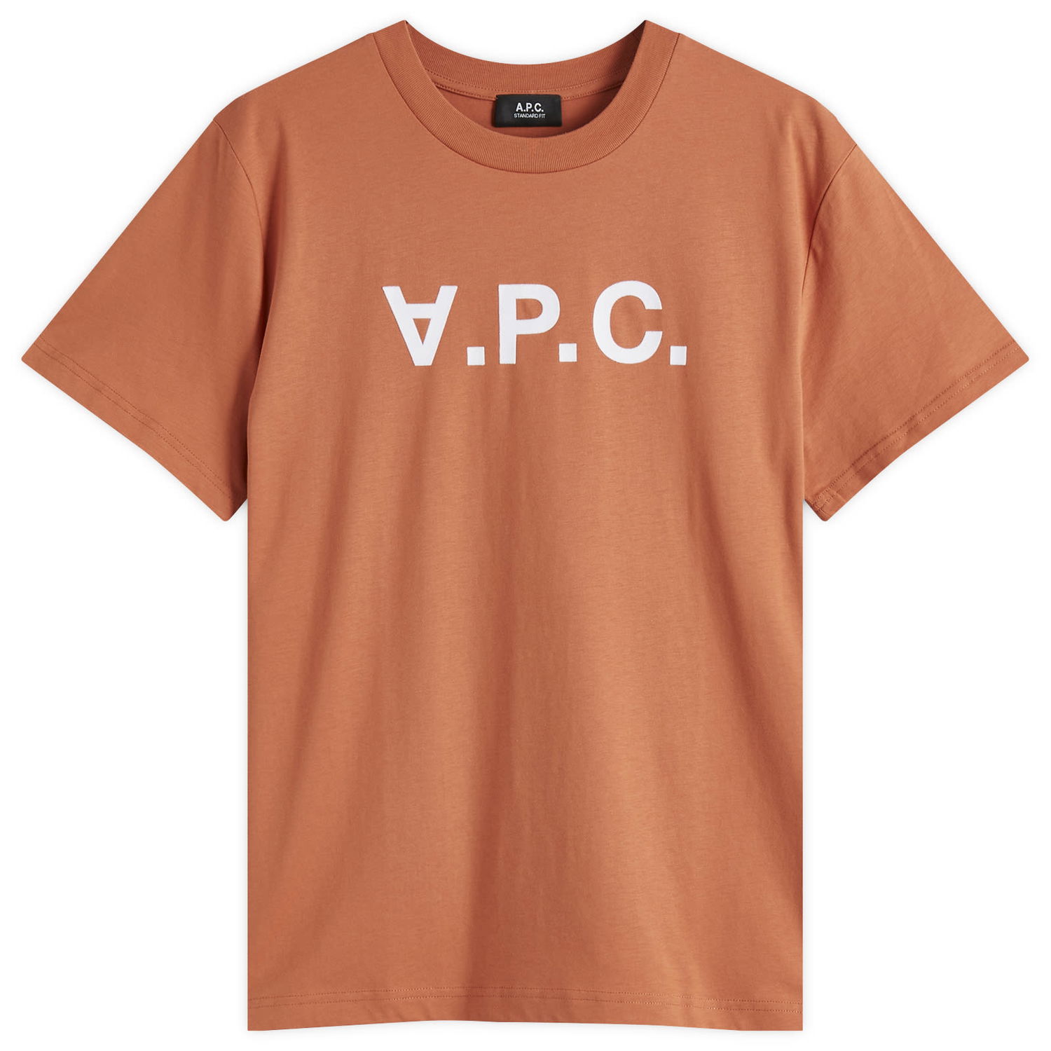 Tričko A.P.C. A.P.C. Men's VPC Logo T-Shirt, Size Small Oranžová | COHBM-M26384-GLA, 1