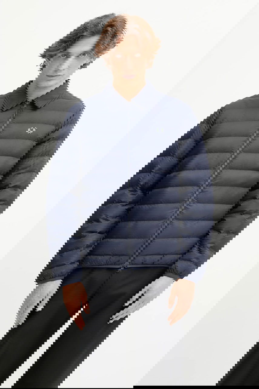 Prešívaná bunda Fred Perry Fred Perry J1301 Puffer Jacket Navy | J1301, 0