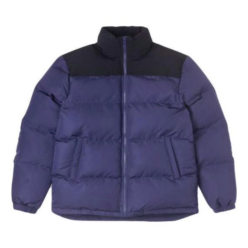 Prešívaná bunda Converse Colorblock Down Jacket Modrá | 10020541-A06