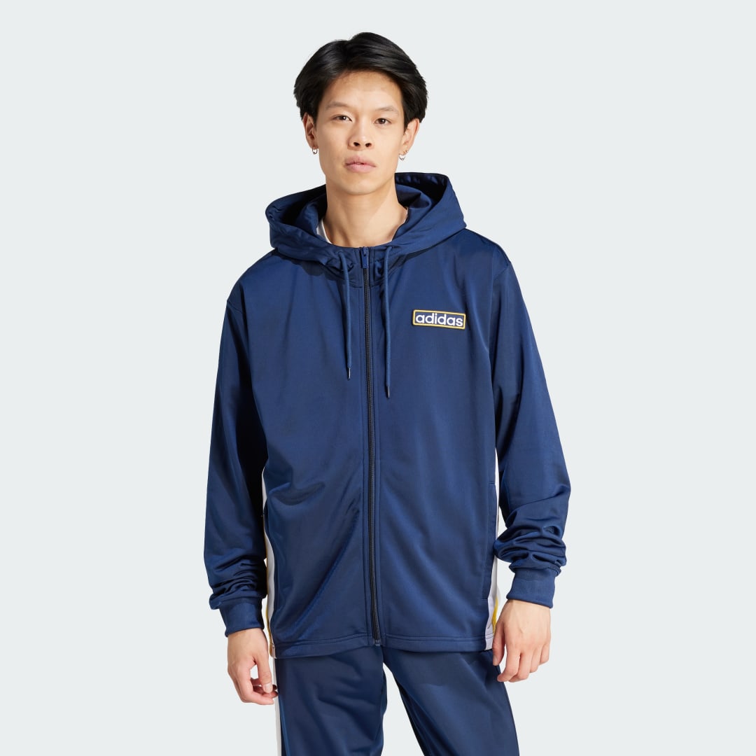 Mikina adidas Originals Adicolor Adibreak Full-Zip Hoodie Navy | IM8208, 1
