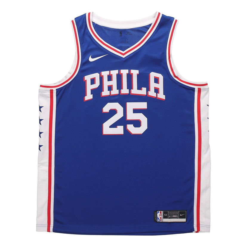 Dres Nike Philadelphia 76ers Jersey Modrá | CW3678-498