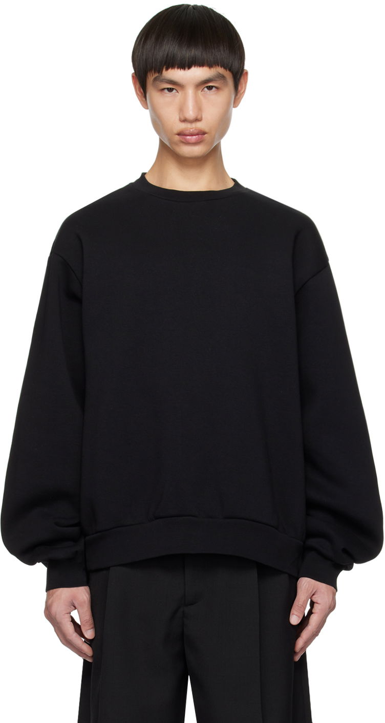 Mikina Acne Studios Crewneck Sweatshirt Čierna | CI0126-, 0