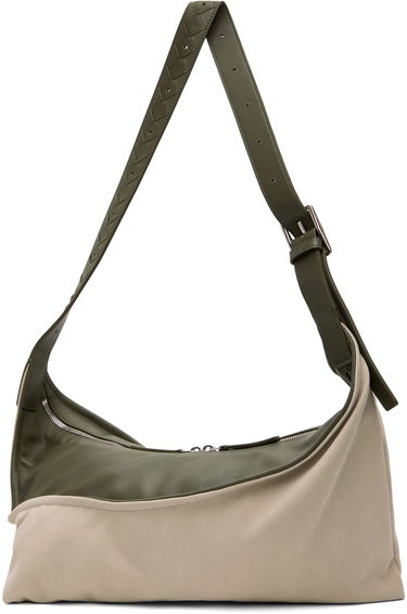Taška cez rameno Bottega Veneta Bottega Veneta Small Zigzag Shoulder Bag Zelené | 787117V44I3, 0