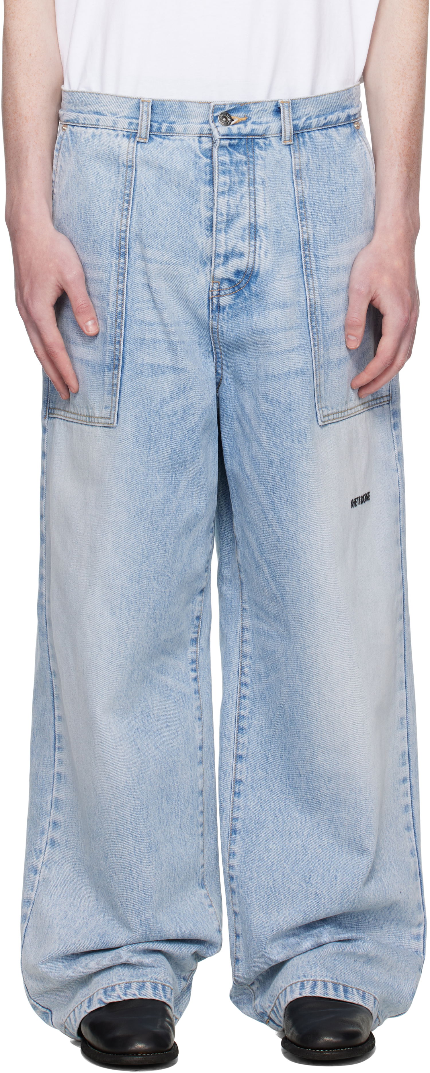 Džínsy We11done We11done Carpenter Jeans Modrá | WD-DP2-25-343-M-SK, 0