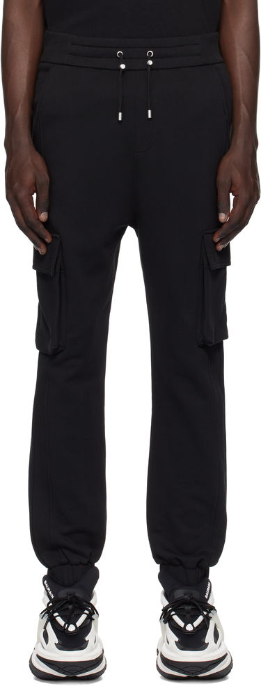 Tepláky Balmain Print Cargo Pants Čierna | DH1OB295BC64, 0