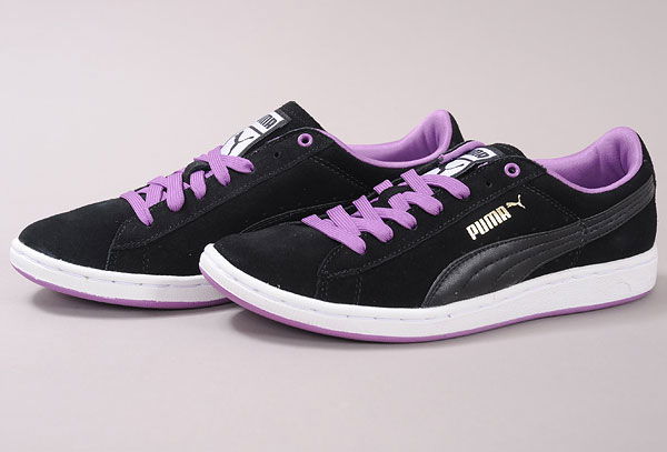 Tenisky a topánky Puma WMNS Supersuede Eco black / black / dewberry Čierna | 352635 12, 0
