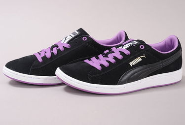 Tenisky a topánky Puma WMNS Supersuede Eco black / black / dewberry Čierna | 352635 12, 0