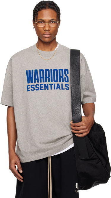 Tričko Fear of God Fear of God ESSENTIALS NBA Warriors Short Sleeve T-Shirt Šedá | 125AL244102F, 0